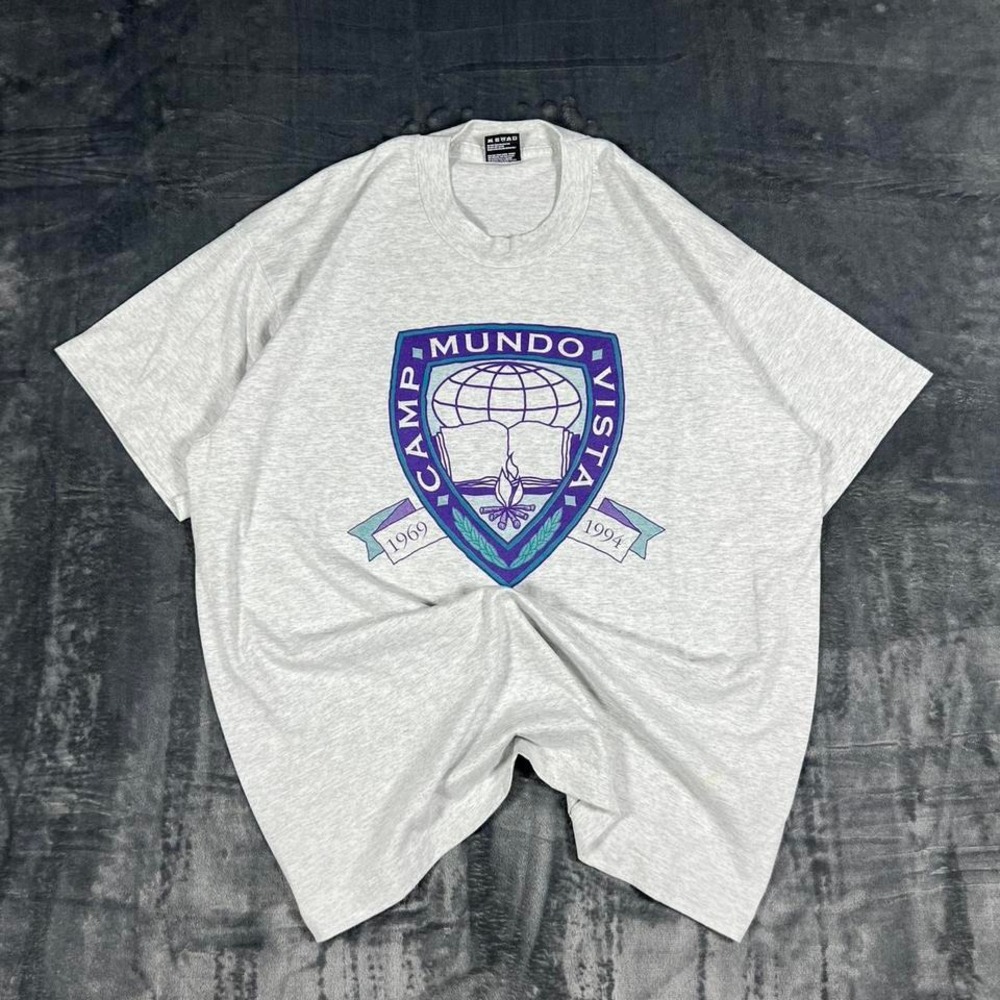 1994 Camo Mundo Vista Graphic‎ T-Shirt - size XL